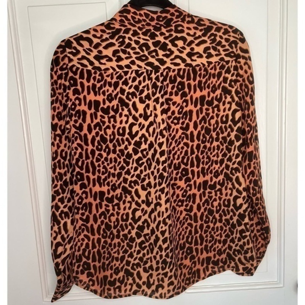 Scotch & Soda Starwatcher Leopard Animal Print Button Up Shirt Size S NWT - Picture 4 of 8